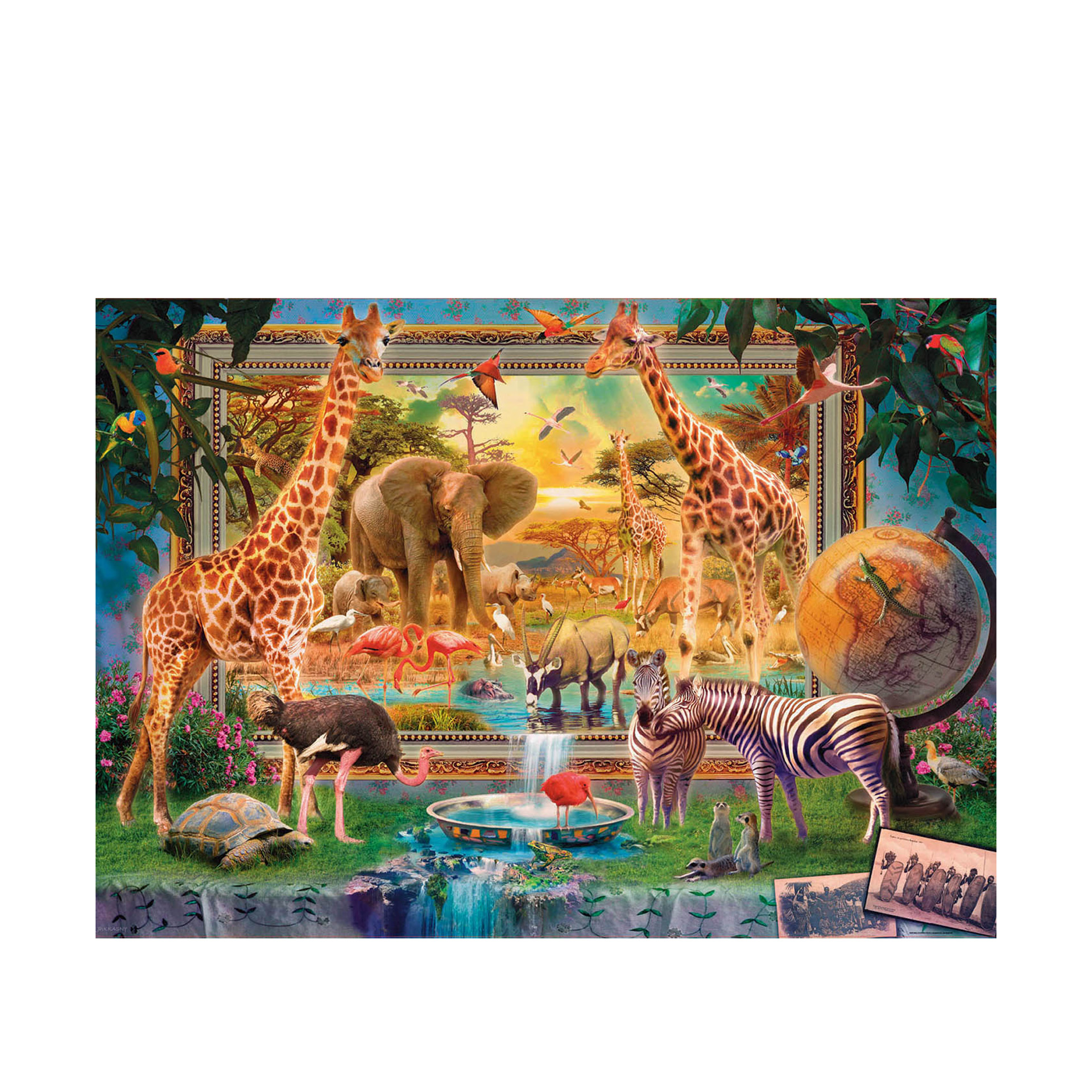 Puzzle Educa 4000 Peças Regressando Da Savana