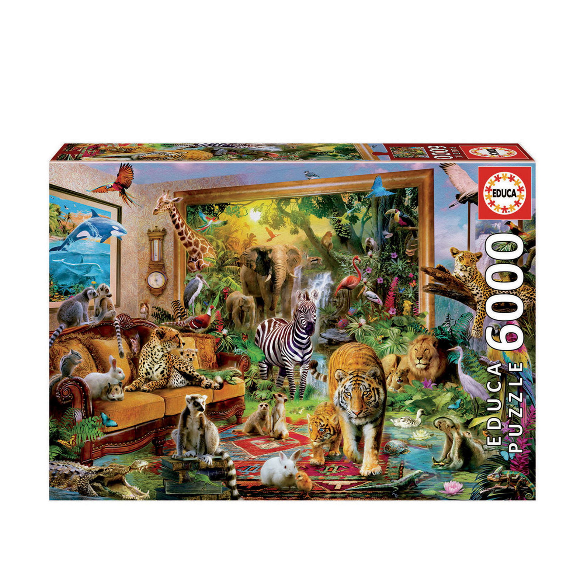 Puzzle Educa 6000 Peças Entrar Em Casa