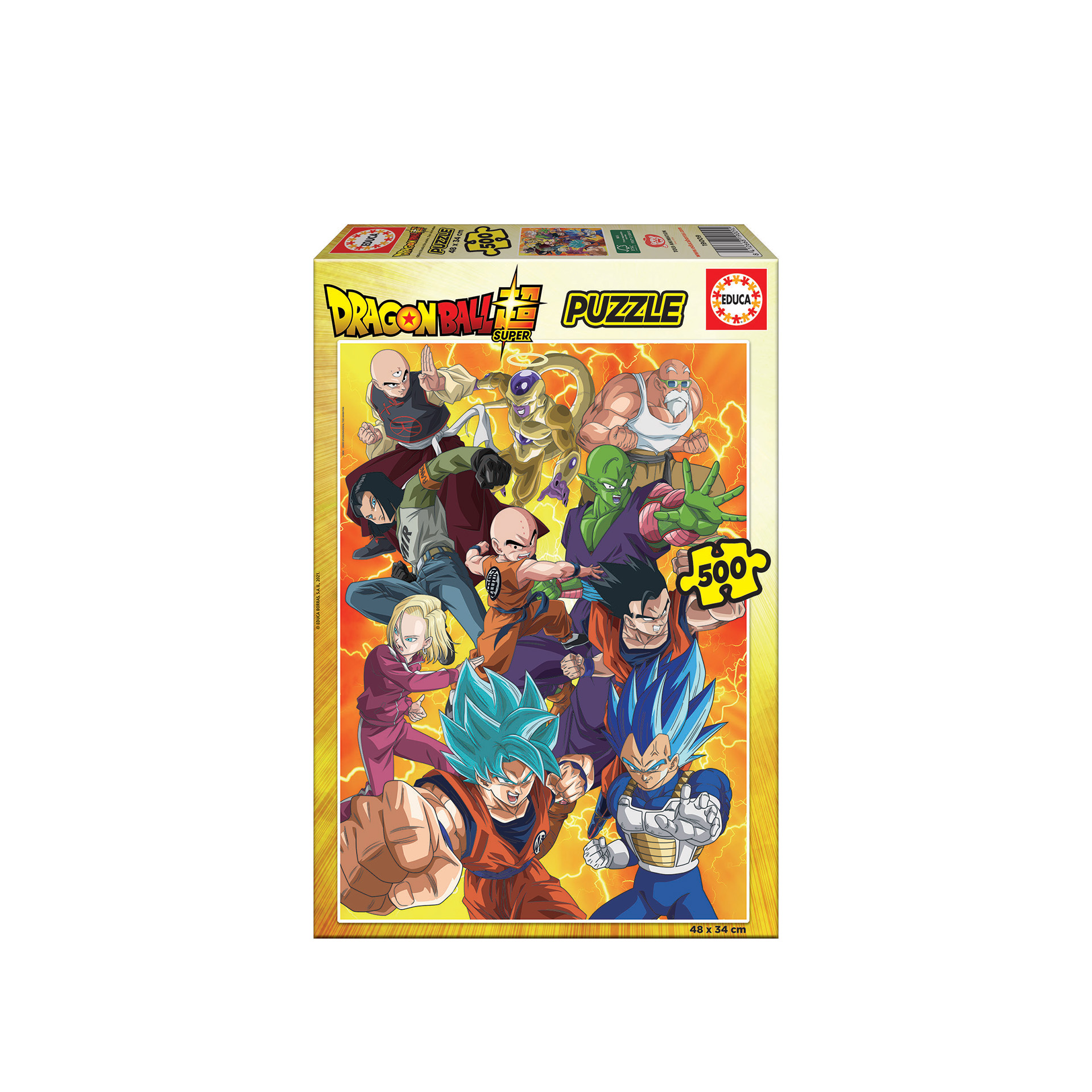 Puzzle Educa 500 Peças Dragon Ball Super