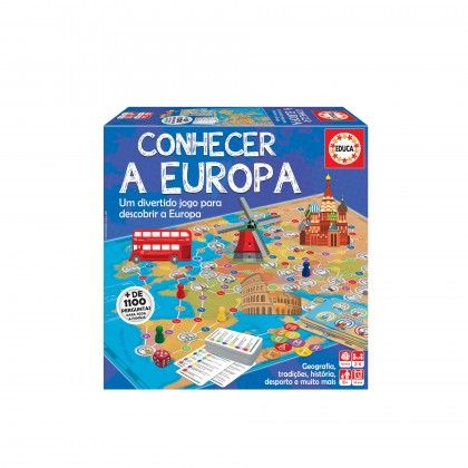 Jogo Familiar Educa Conhecer Europa