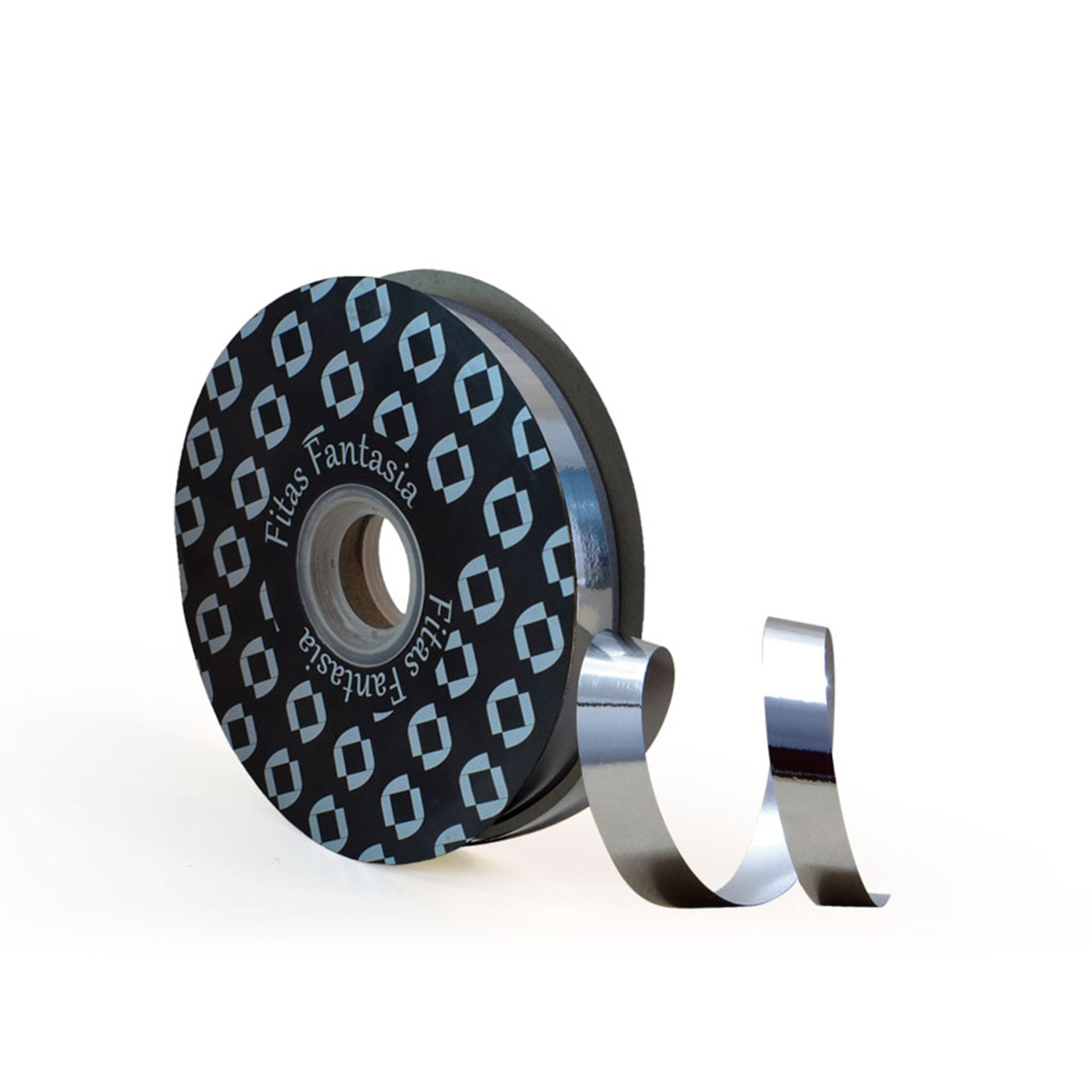 Rolo Fita Embrulho 18mm 100m Metal Prateado