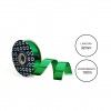 Rolo Fita Embrulho 32mm 100m Metal Verde