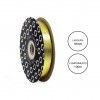 Rolo Fita Embrulho Martelado 18mm 100m Metal Dourado