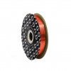 Rolo Fita Embrulho Martelado 18mm 100m Metal Vermelho