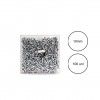 Lao Estrela 10mm Metal Prateado Caixa 100