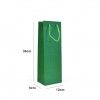 Saco Papel 1 Garrafa Verde 12X9X36cm Saco Papel 1 Garrafa Verde 12X9X36cm
