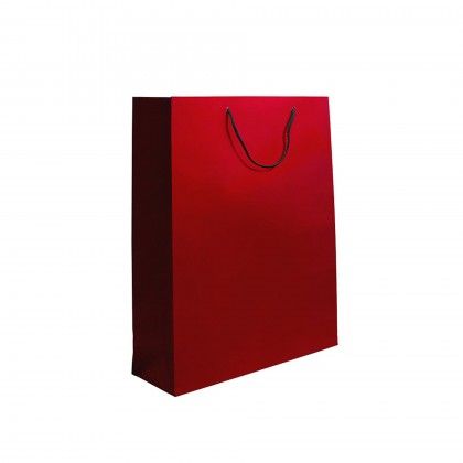 Saco Papel Asa Cordão 31X12X42cm Bordeaux Saco Papel Asa Cordão 31X12X42cm Bordeaux