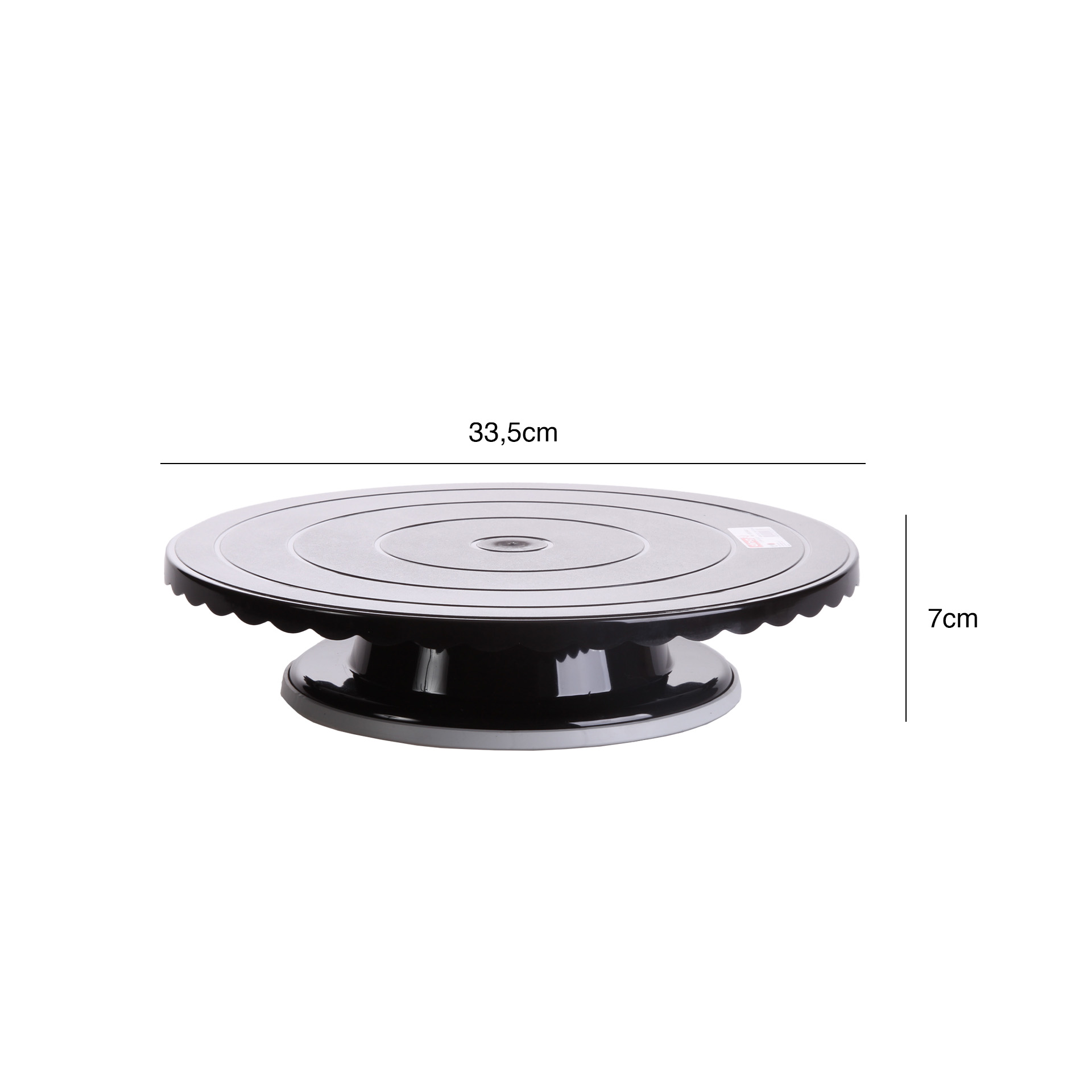 Base Bolo Rotativa Ø33.5X7.4CM