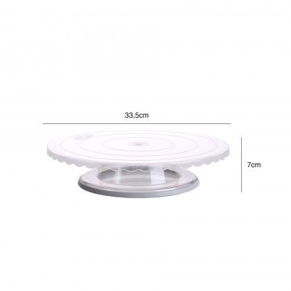 Base Bolo Rotativa Ø33.5X7.4CM Base Bolo Rotativa Ø33.5X7.4CM