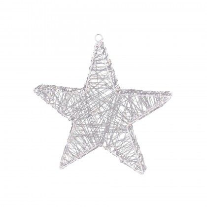 Estrela Acrilica Luz Quente 30Led 30CM Estrela Acrilica Luz Quente 30Led 30CM