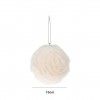 Bola Natal Plo Branco 10CM