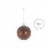 Bola Natal Metal Brilhante 8CM
