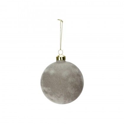 Bola Natal Veludo 8CM