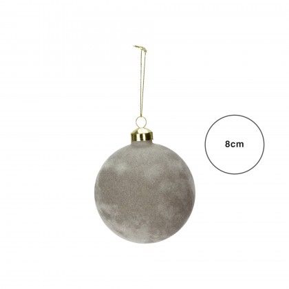 Bola Natal Veludo 8CM