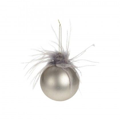 Bola Natal Plumas 8CM