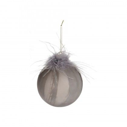 Bola Natal Plumas 10CM