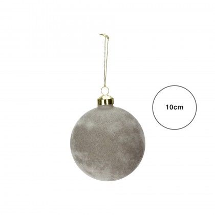 Bola Natal Veludo 10CM