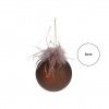Bola Natal Plumas 8CM