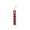 Bola Natal Vermelho 7CM Pack 6