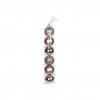 Bola Natal Rosa 7CM Pack 6