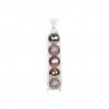 Bola Natal Rosa 8CM Pack 5