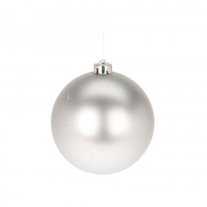 Bola Natal Prateada 10CM