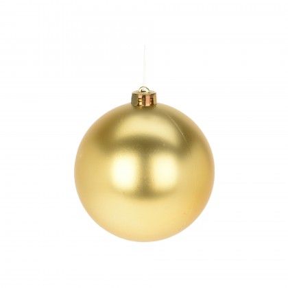 Bola Natal Dourada 12CM