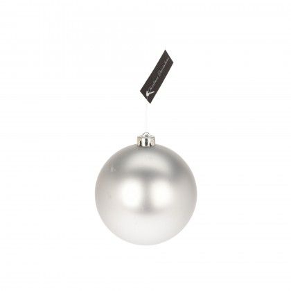 Bola Natal Prateada 14CM