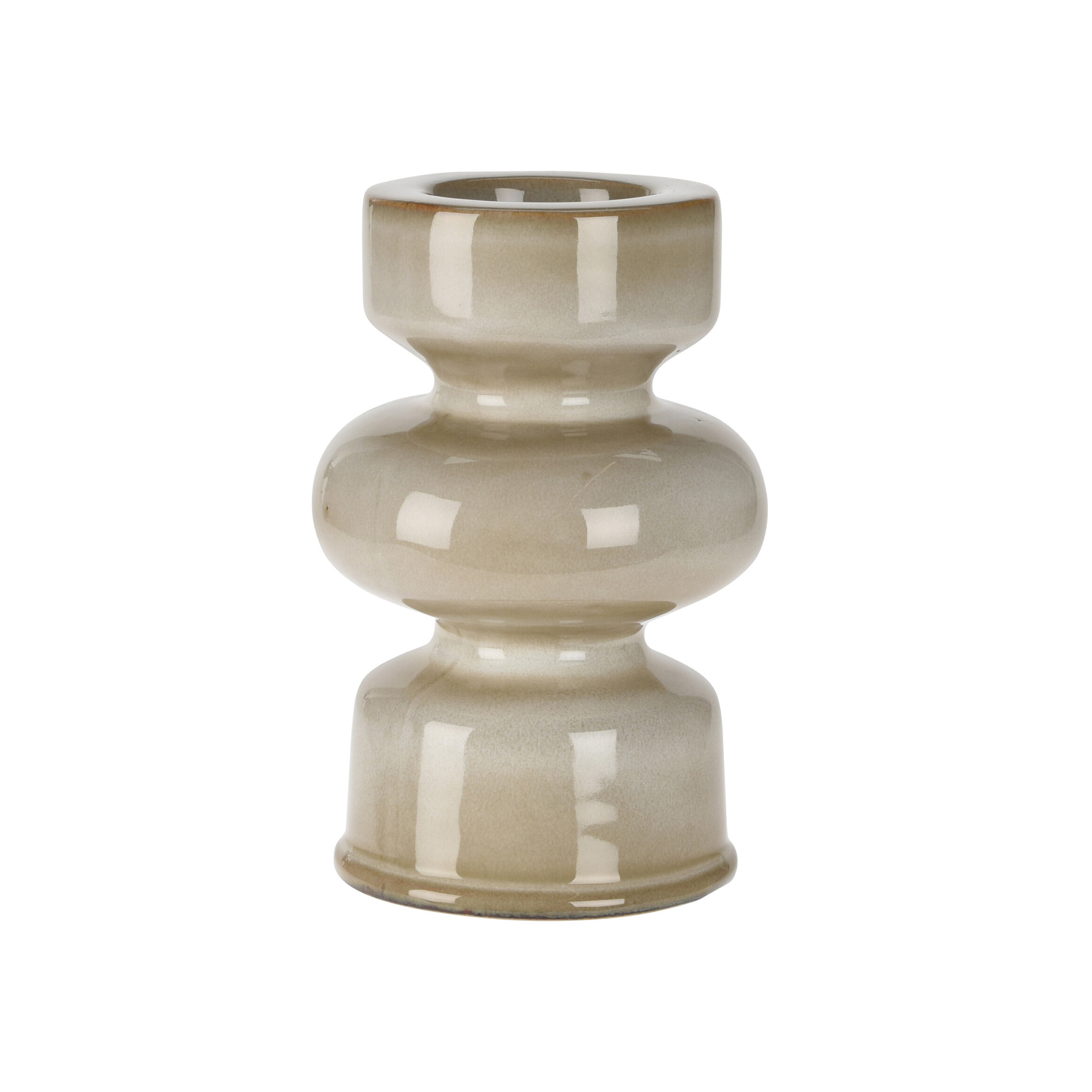Castiçal Bege 19CM