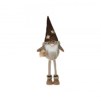 Figura Gnomo Castanho 15X50CM