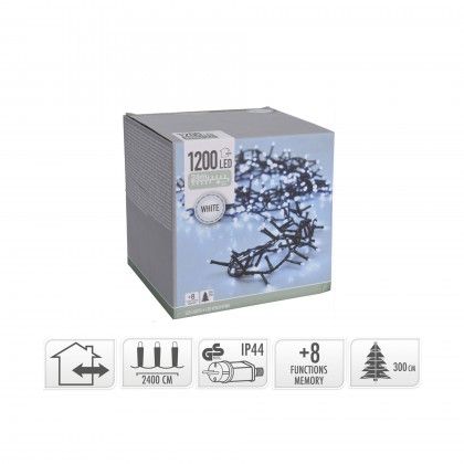 Grinalda 1200 Leds Luz Fria 24M Grinalda 1200 Leds Luz Fria 24M