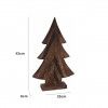 rvore Natal Madeira Castanha 43X6X25CM