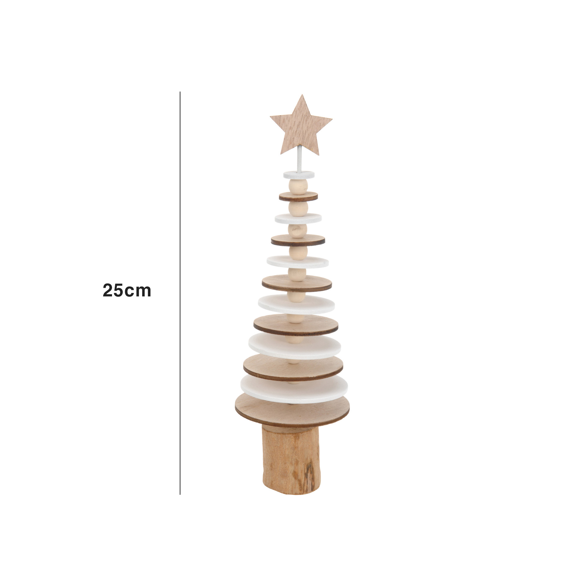Árvore Natal Madeira 25CM