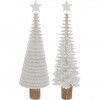 rvore Natal Madeira Branca 40CM