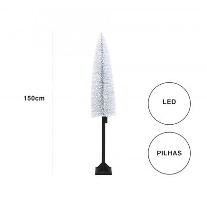 rvore Natal Led Branca 150CM