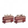 Autocarro Advento Led Vermelho 45X34CM