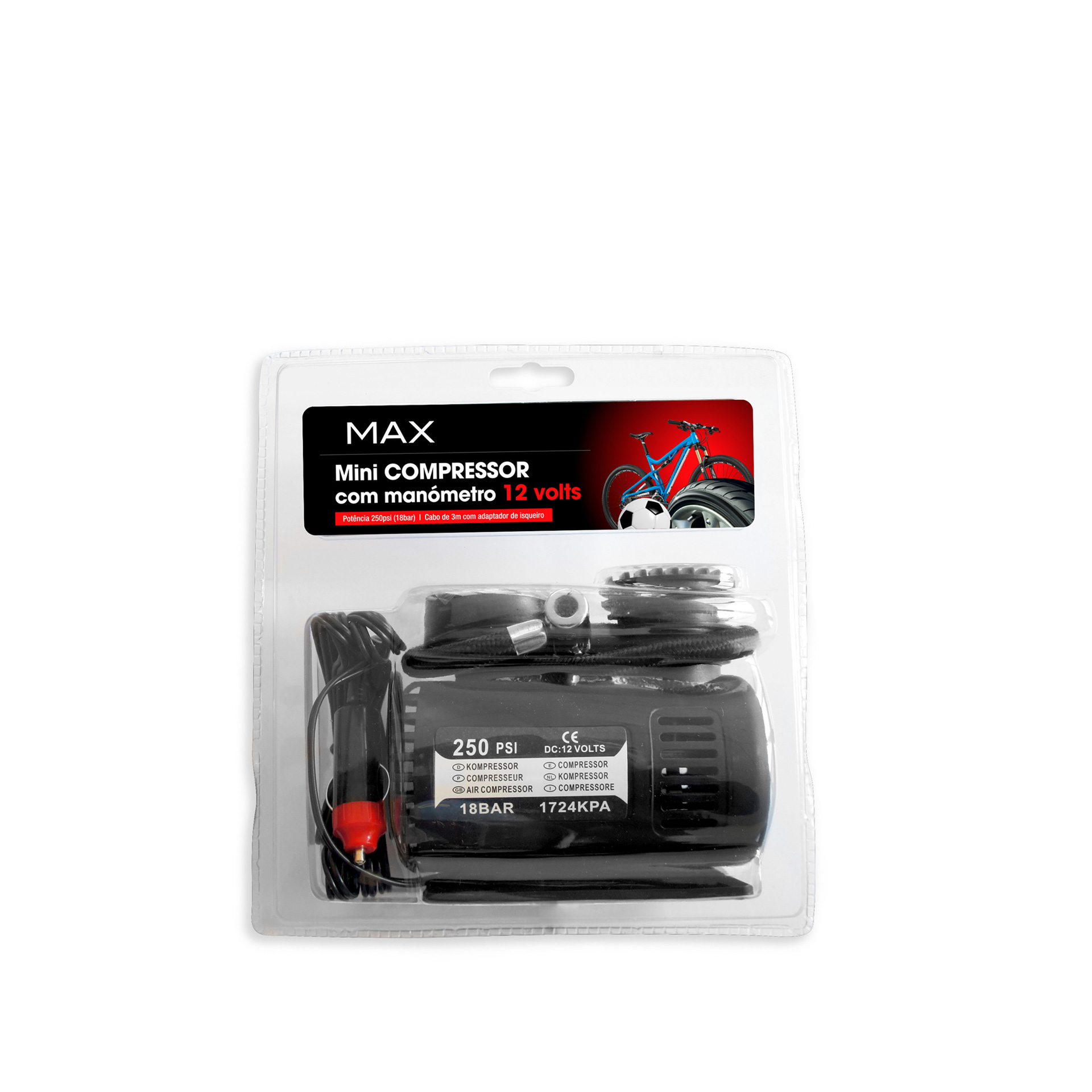 Compressor Portátil Max 12V