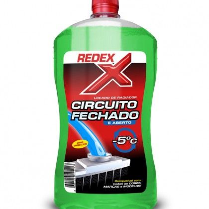 Lquido Radiador Redex Circuito Fechado 1000ml Verde