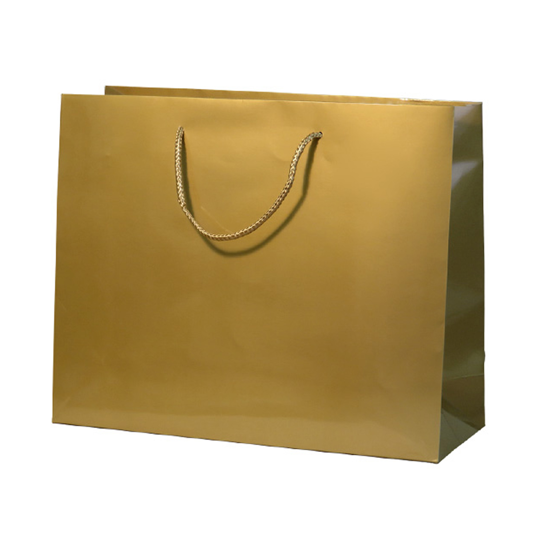 Saco Papel Asa Cordão 42X12X31cm Dourado