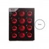 Bola Natal Vermelha 6CM Pack 12