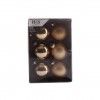 Bola Natal Dourado 6.5CM Pack 6