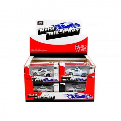 Carro Polícia Metal 9CM Carro Polícia Metal 9CM