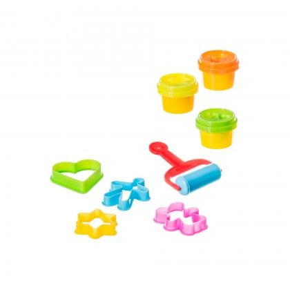 Conjunto 3 Plasticinas Com Acess�rios