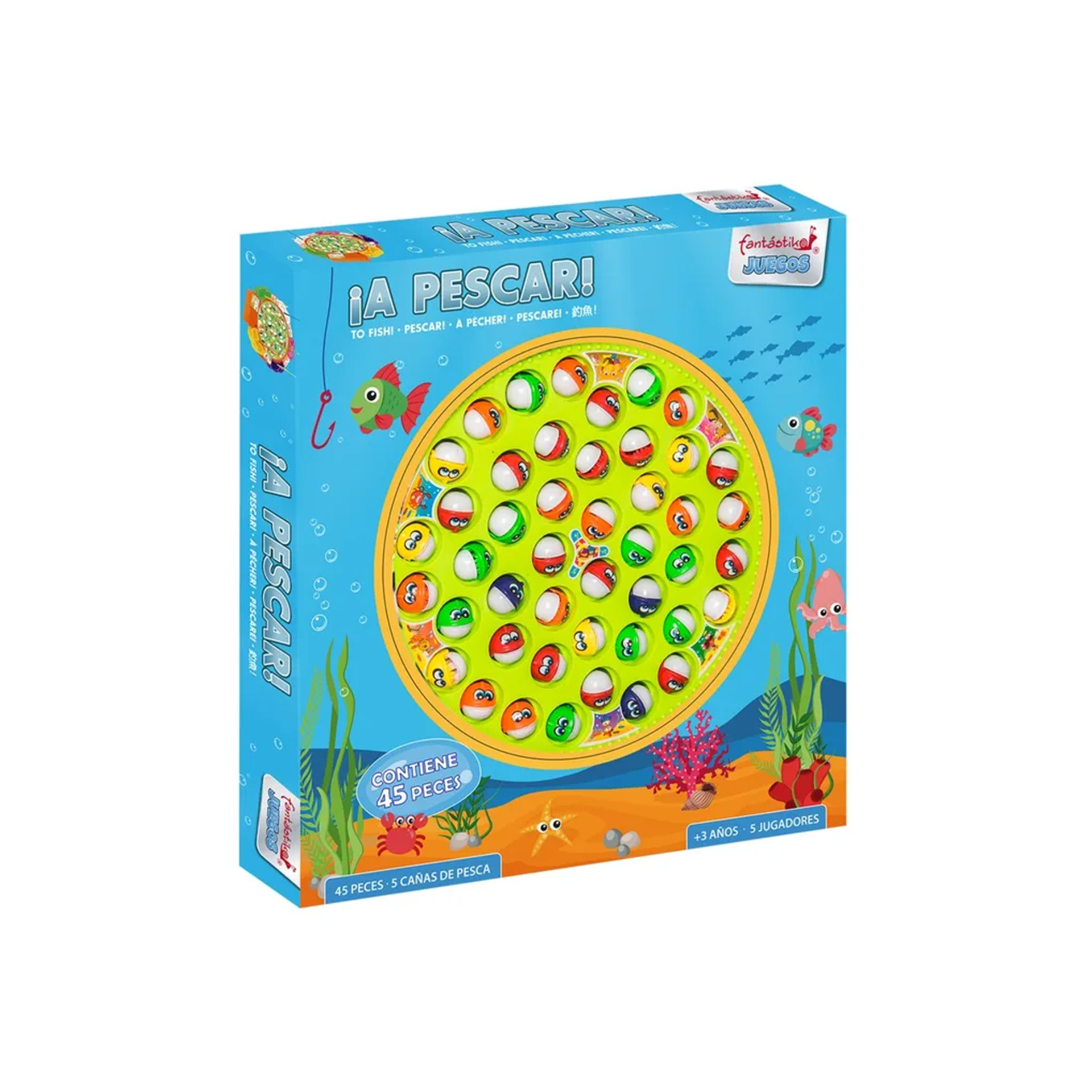 Jogo Pesca Elétrico 45 Peças