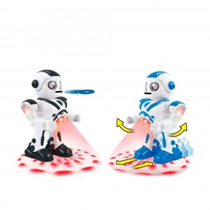 Robot Anda Com Luz E Som 25CM