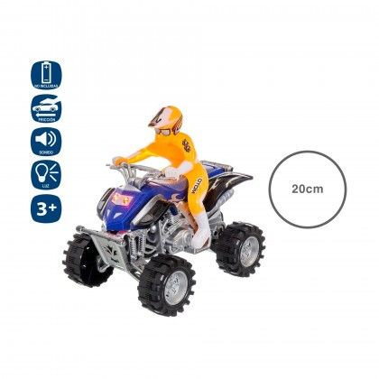 Moto Fric��o Com Luz E Som 20CM