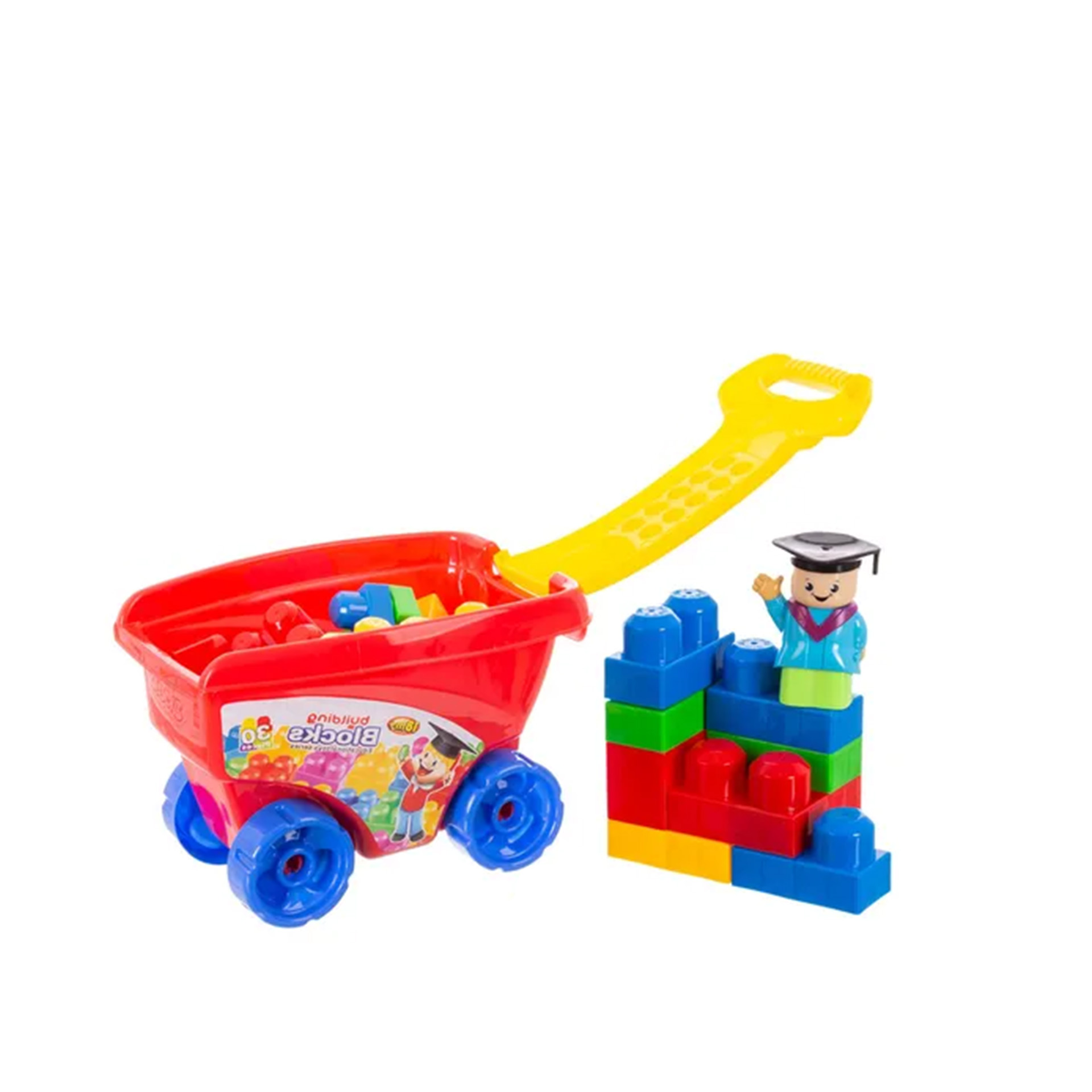 Blocos Construção Carroça 30 Peças