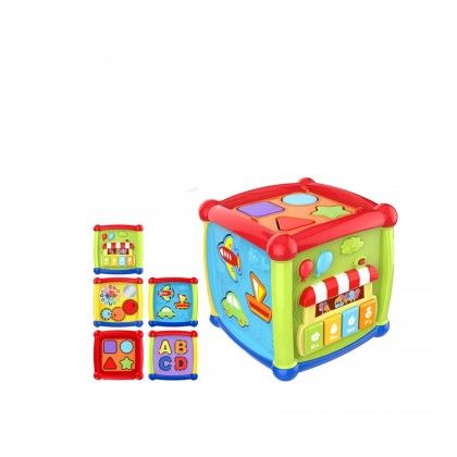 Cubo Atividades Com Luz E Som 15.5CM Cubo Atividades Com Luz E Som 15.5CM