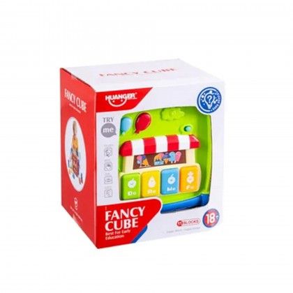 Cubo Atividades Com Luz E Som 15.5CM Cubo Atividades Com Luz E Som 15.5CM