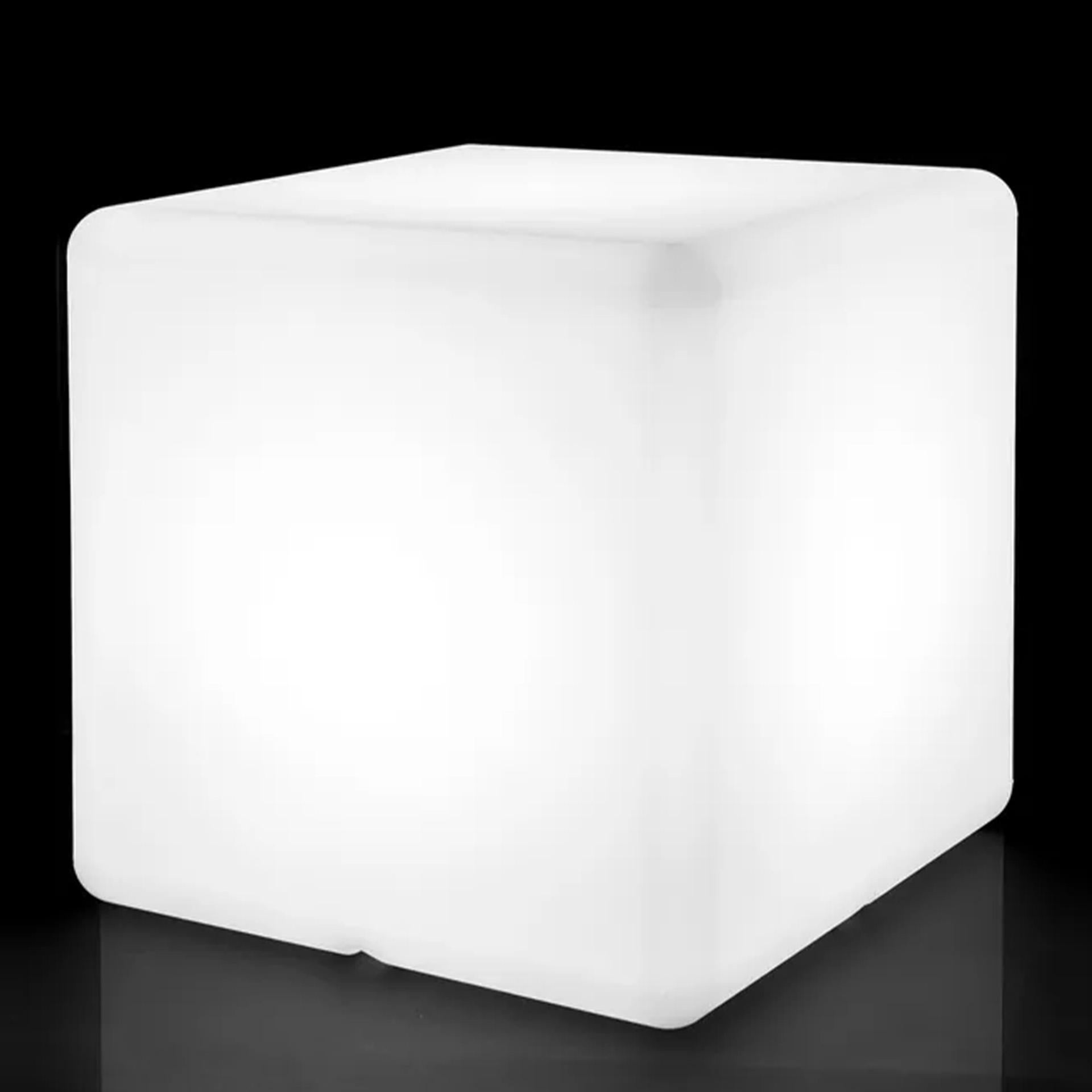 Cubo Decorativo Com Luz Branco 45X45X45CM